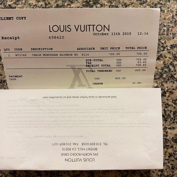 🎉🎉HP🎉🎉Louis Vuitton monogram rainbow chale - Picture 6 of 7